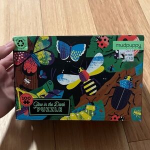Glow in the Dark Insects Puzzle - Multicolor